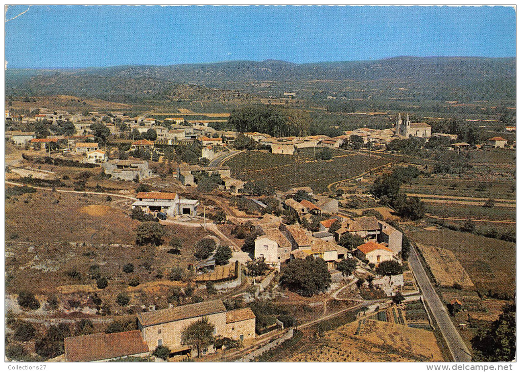 30-GOUDARGUES- VUE GENERALE DU CIEL - Andere & Zonder Classificatie