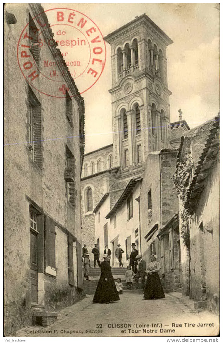 FRANCE - Cachet De L ' Hôpital Bénévole De St Crespin Par Montfaucon Sur Carte Postale - A Voir - L  4130 - Croix Rouge