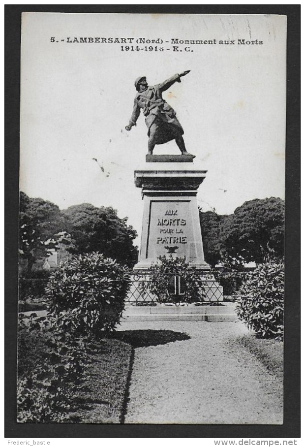 LAMBERSART - Lot De 2 Cartes  - Monument Aux Morts 1914 - 1918 -- La Poste - Lambersart