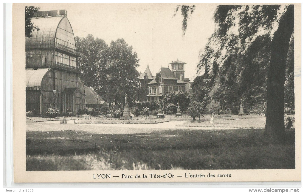 69 - Lyon - Parc De La Tete D'or L'entrée Des Serres Ed La Gitane - Autres & Non Classés