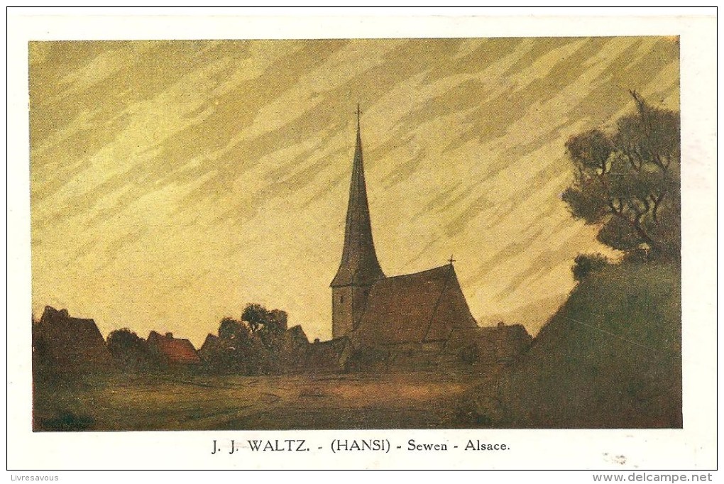 CPA J.J. WALTZ Hansi Sewen (Alsace) - Hansi