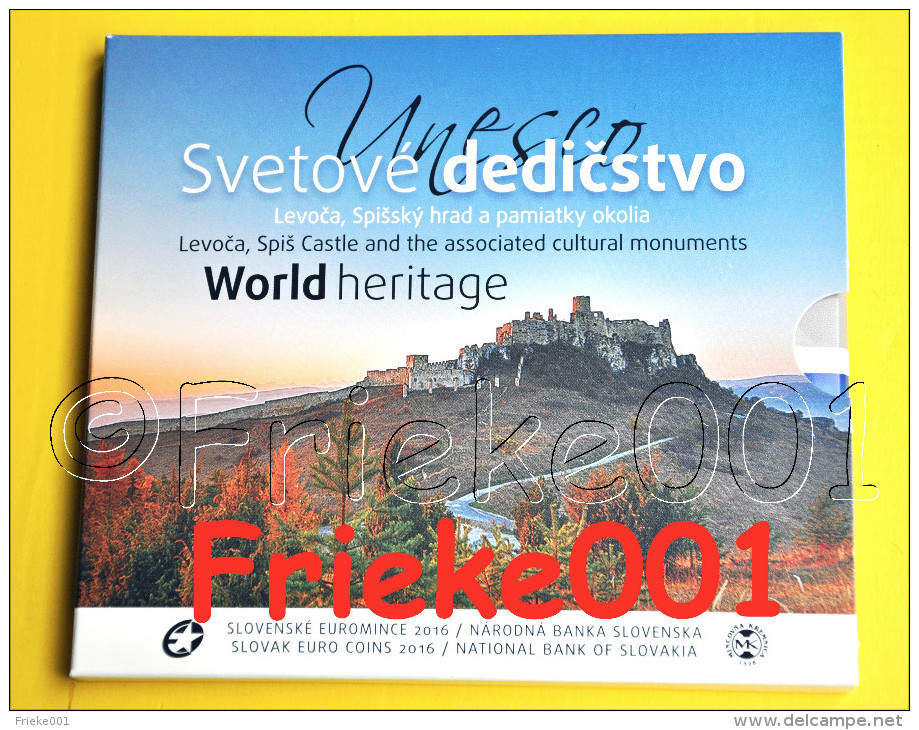 Slovakije - Slovaquie - 2016 Bu.(Unesco) - Slovaquie
