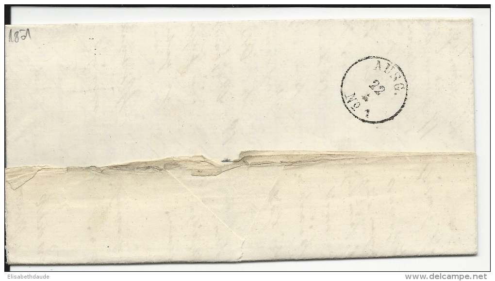 POLOGNE (PRUSSE) - 1851 - LETTRE De BUKOWITZ OBLITERATION De Skórcz (SKURCZ) - ...-1860 Prephilately