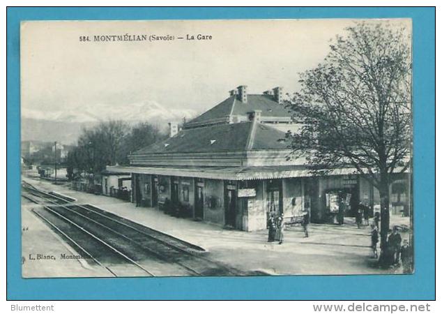 CPA 584 - Chemin De Fer La Gare De MONTMELIAN 73 - Montmelian