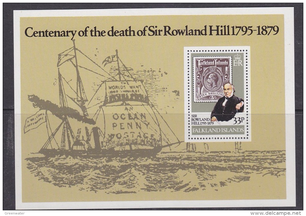 Falkland Islands 1979 Sir Rowland Hill M/s   ** Mnh (32617D) - Falklandeilanden