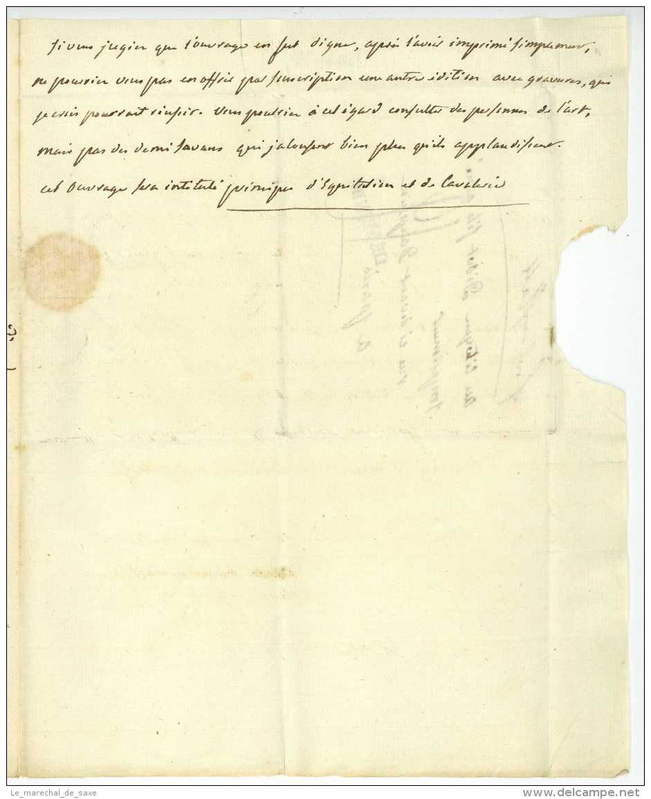 EMIGRES Munich 1800 - LE MOUTON BOIS D'EFFRE Ou BOISDEFFRE, Jean Francois - München Ecrivain Emigration - Documents Historiques