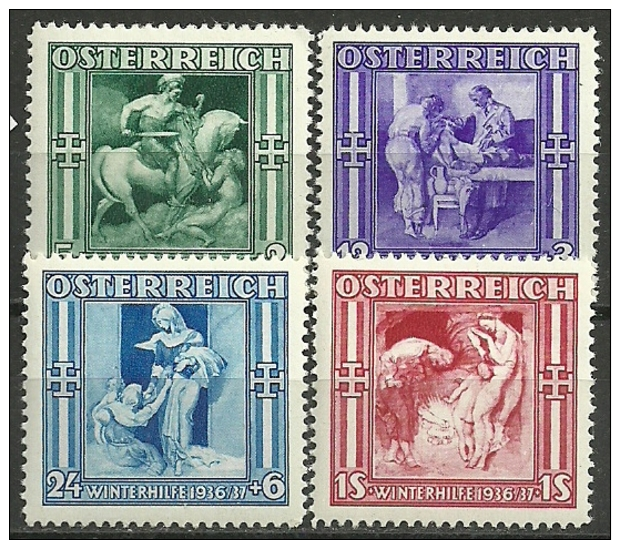 Österreich 1936, Nr. 628-31, Postfrisch - Ungebraucht