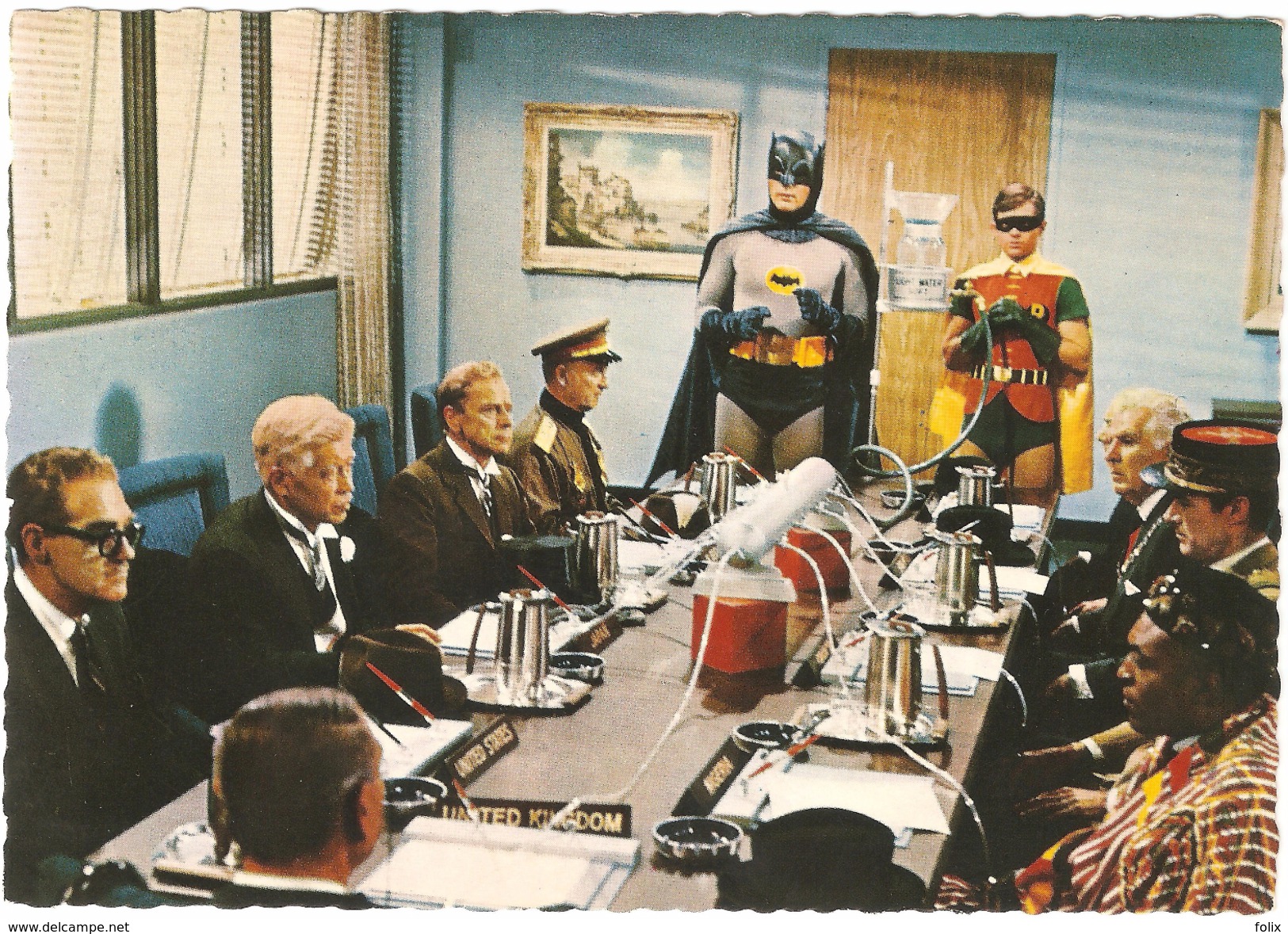 Movie Card - Batman 20th Century Fox Film - 1966 - Groot Formaat 14,5 X 10 Cm - Andere & Zonder Classificatie