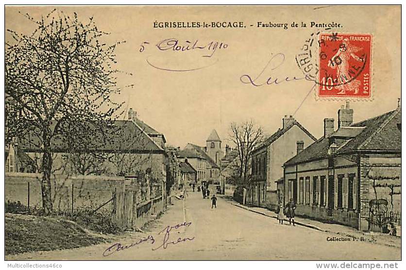 89 - 041016 - EGRISELLES LE BOCAGE - Faubourg De La Pentecôte - Egriselles Le Bocage