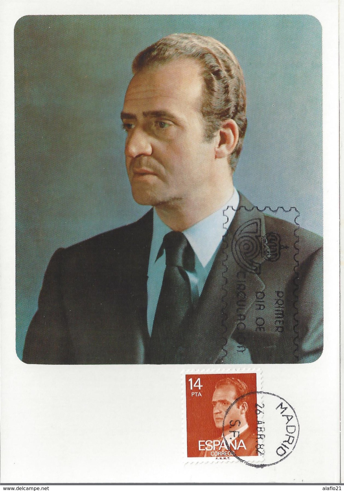 ESPAGNE - CARTE MAXIMUM 1er JOUR - N° 2278 - JUAN CARLOS 1ER - Tarjetas Máxima