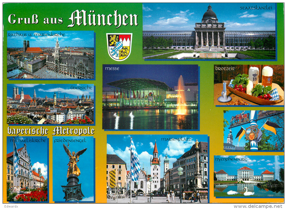 Munchen, Germany Postcard Posted 2005 ATM Meter - Muenchen