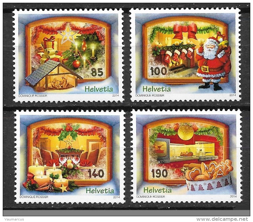 2014 Zu 1526-1529 / Mi 2366-2369 / YT 2291-2294 NOËL ** / MNH - Neufs