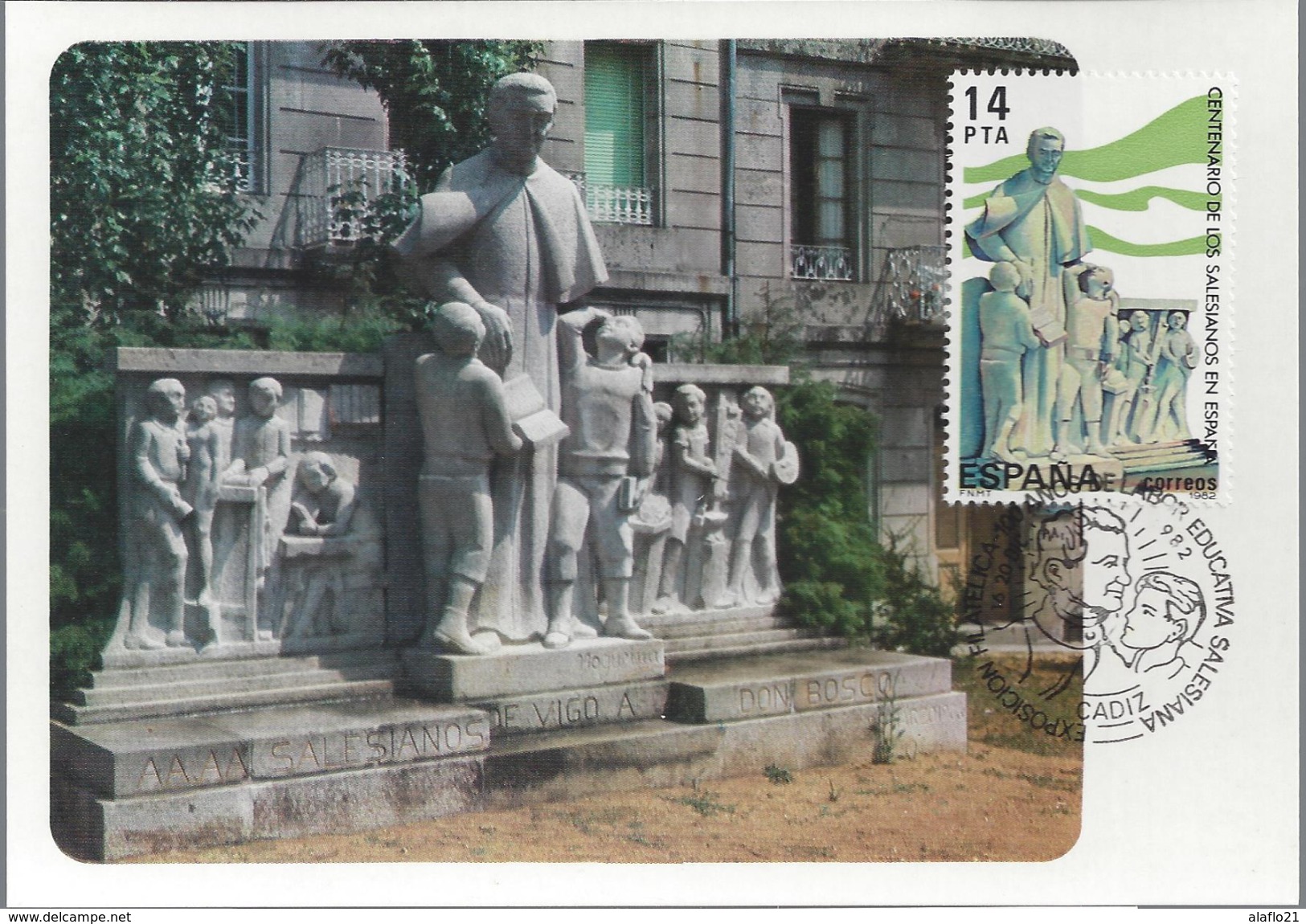 ESPAGNE - CARTE MAXIMUM 1er JOUR - N° 2306 - ST JEAN BOSCO Et ENFANTS - Cartes Maximum