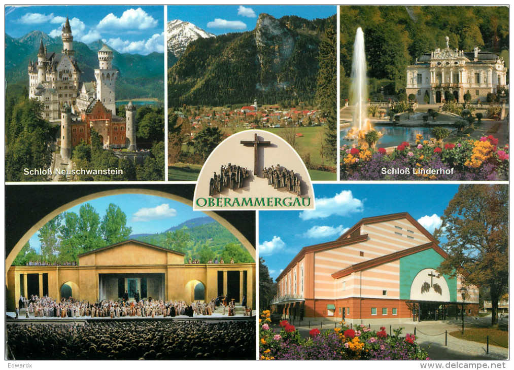 #2, Oberammergau, Germany Postcard Posted 2010 Stamp - Oberammergau