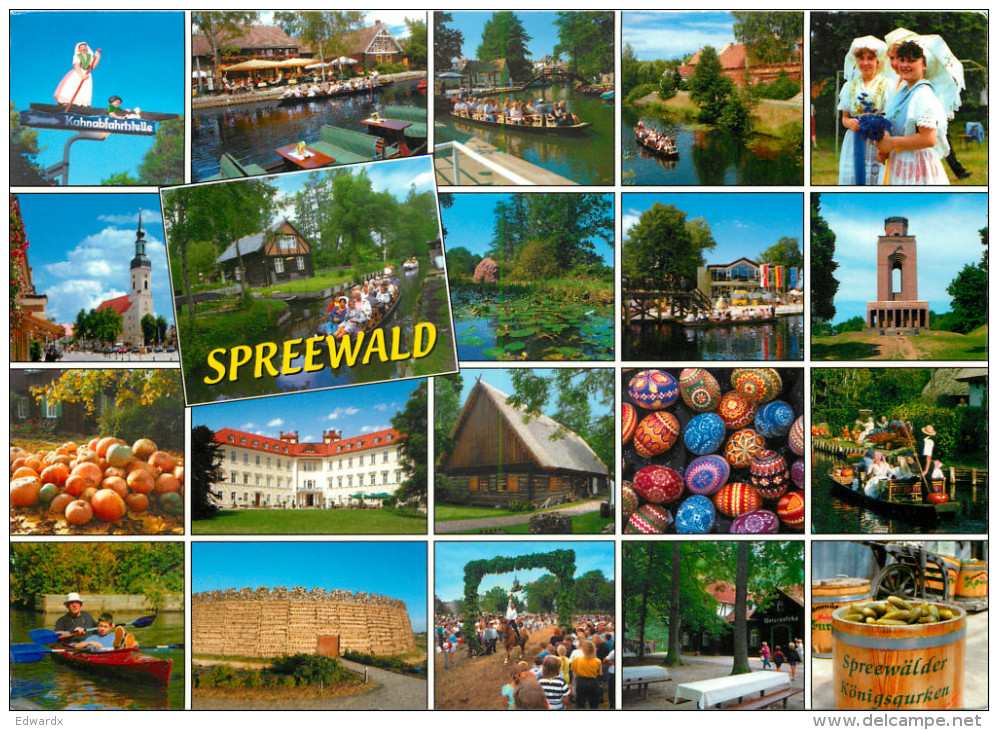 Spreewald, Germany Postcard Posted 2011 Stamp - Luebben (Spreewald)