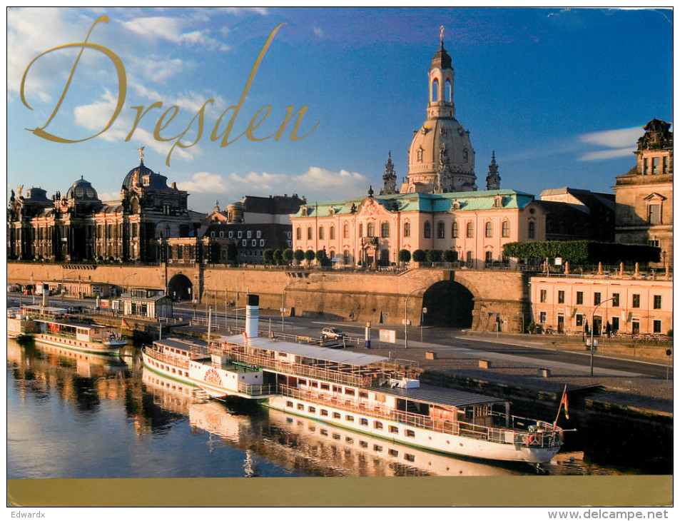 Frauenkirche, Dresden, Germany Postcard Posted 2014 Stamp - Dresden