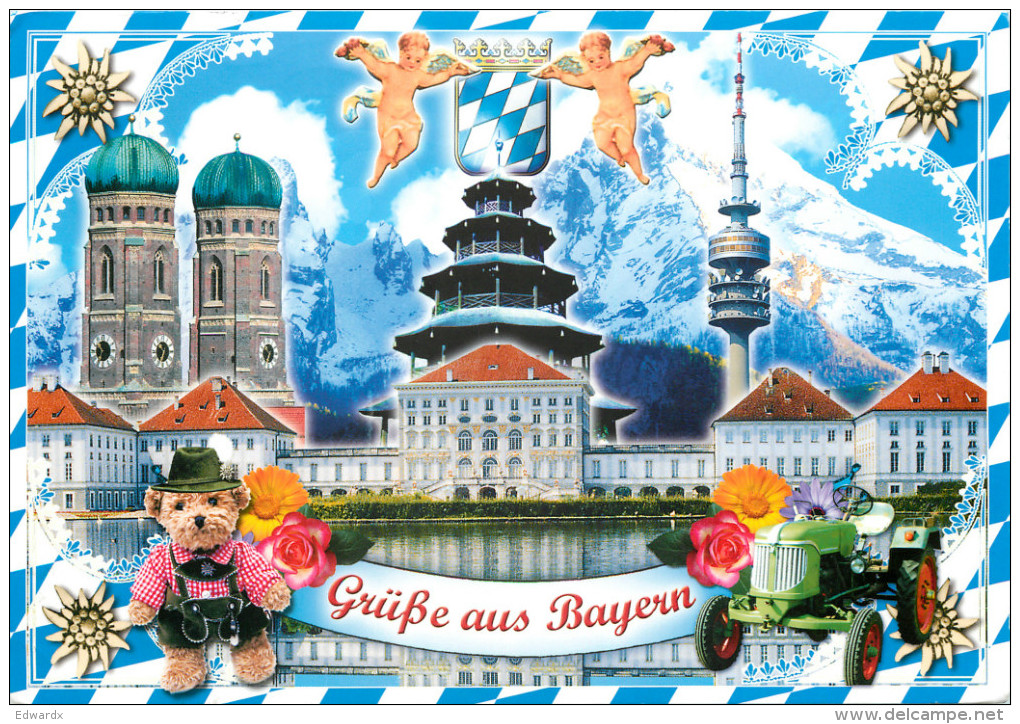 Montage, Bayern, Germany Postcard Posted 2013 Stamp - Autres & Non Classés