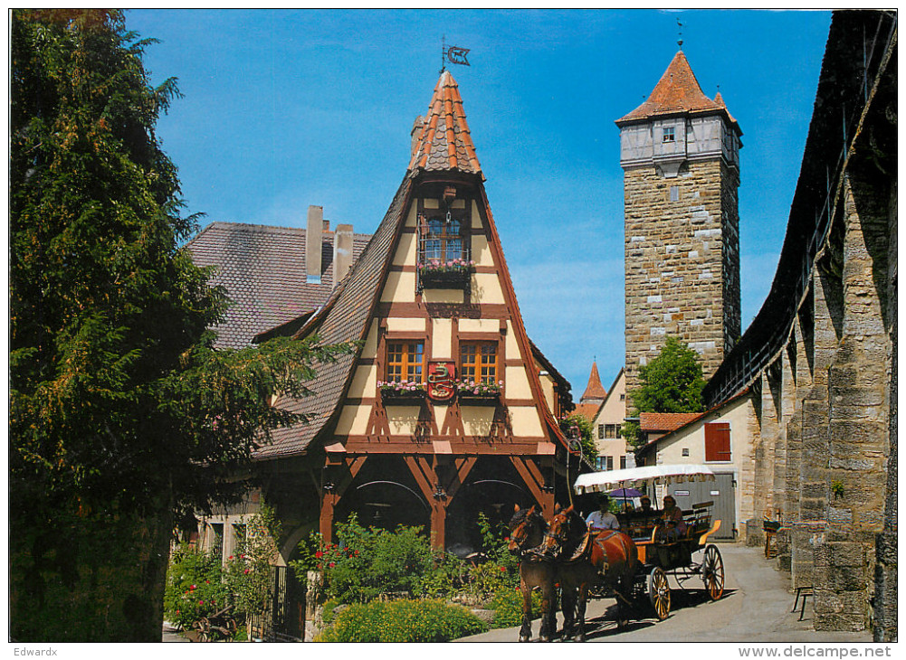 Rothenburg Ob Der Tauber, Germany Postcard Posted 2012 Stamp - Rothenburg O. D. Tauber