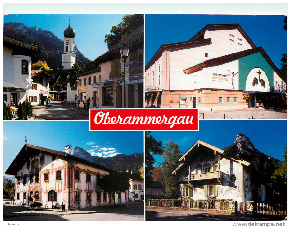 Oberammergau, Germany Postcard Posted 2010 Stamp - Oberammergau