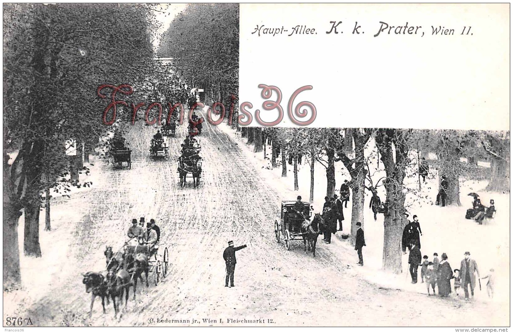 Vienne WIEN - Haupt Allee K K Prater - Perfect Condition - 2 Scans - Andere & Zonder Classificatie