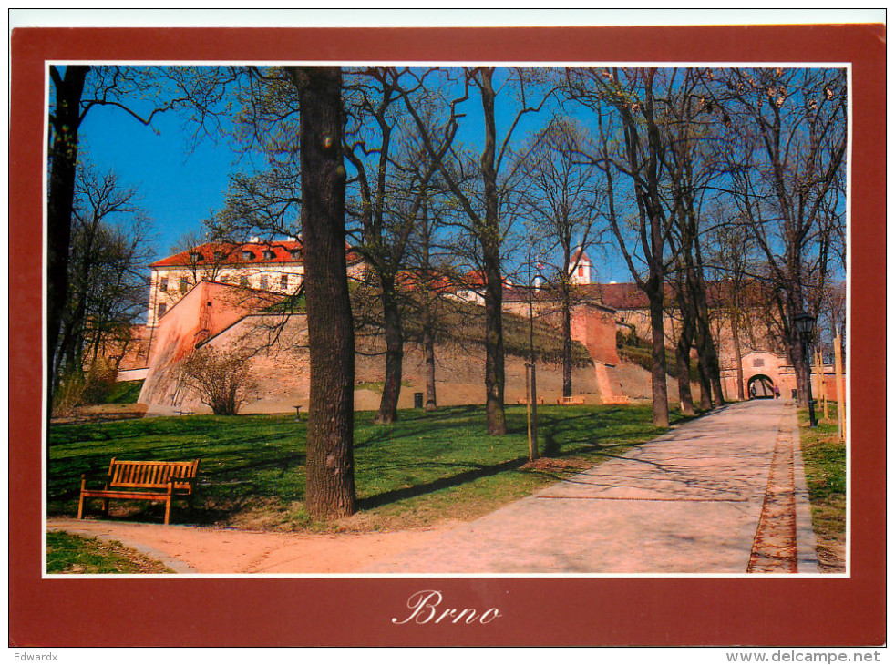 Hrad Spilberk Castle, Brno, Czech Republic Postcard Posted 2012 Stamp - Tchéquie