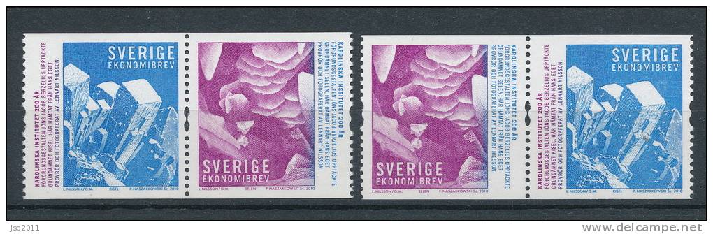 Sweden 2010 Facit #  2779-2780. 200th Anniv Of Karolinska Institute,  MNH (**) - Neufs