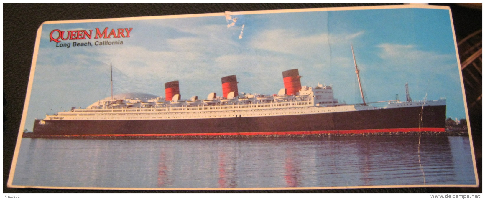 United States Long Beach California Queen Mary - Unused Damaged - Long Beach