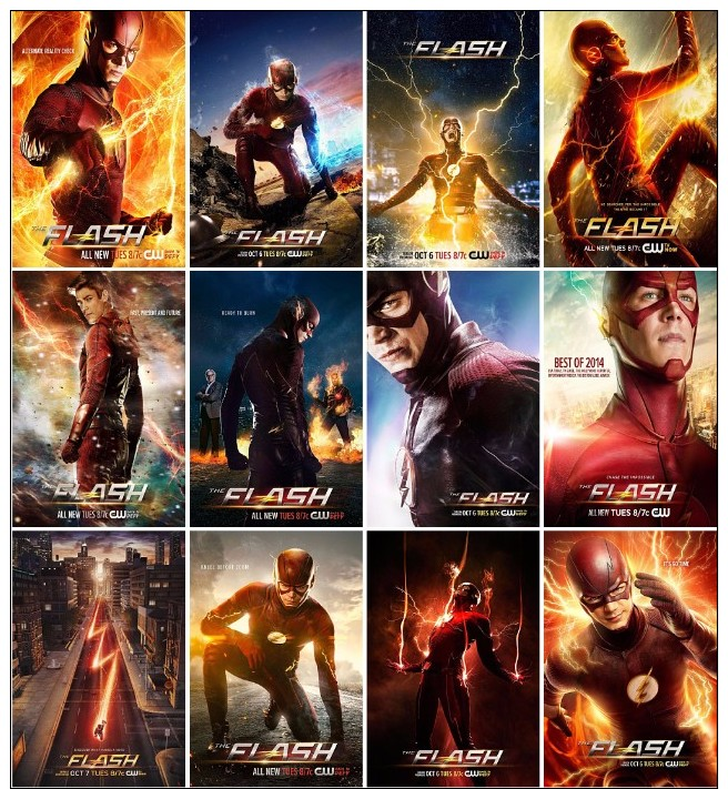 12 Postcards Of The Flash Superhero Tv Moive Film Poster,  Postkarte Carte Postale - Séries TV