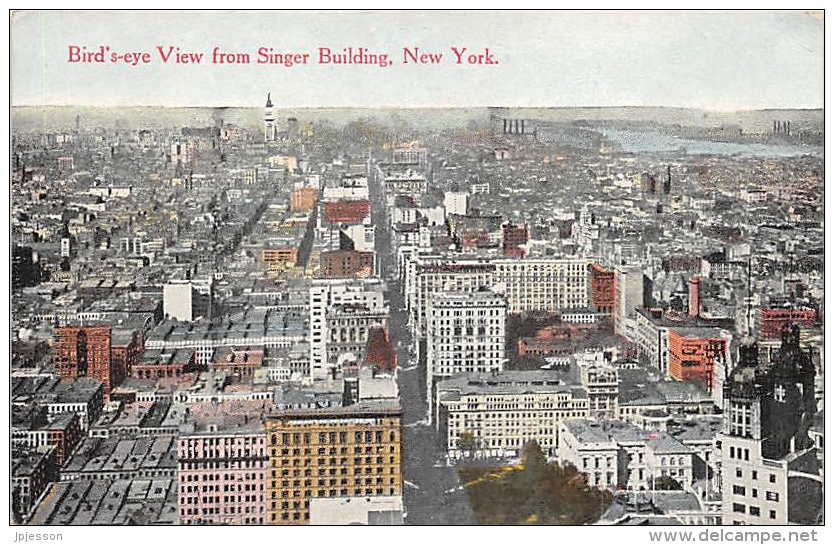 BIRD'S - EYE FROM SINGER BUILDING, NEW YORK - Multi-vues, Vues Panoramiques