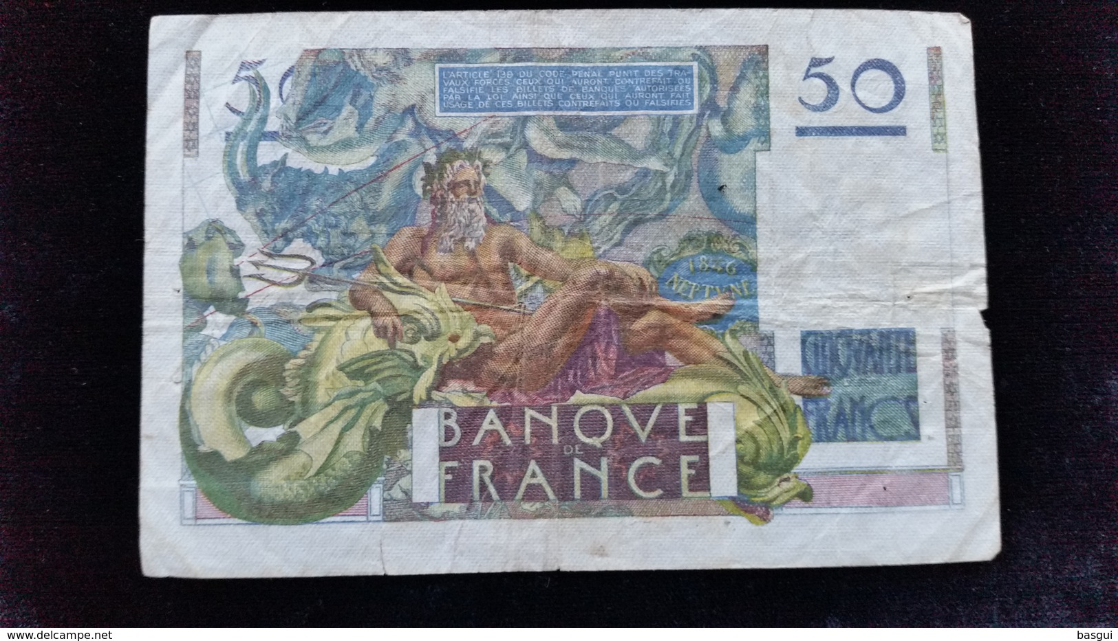 Billet De 50 Francs &quot;Verrier&quot; 1948. O.106 - 50 F 1946-1951 ''Le Verrier''