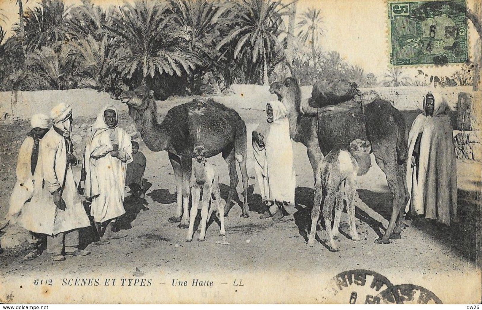 Tunisie - Scènes Et Types - Une Halte - Carte LL N° 6112 - Tunesien