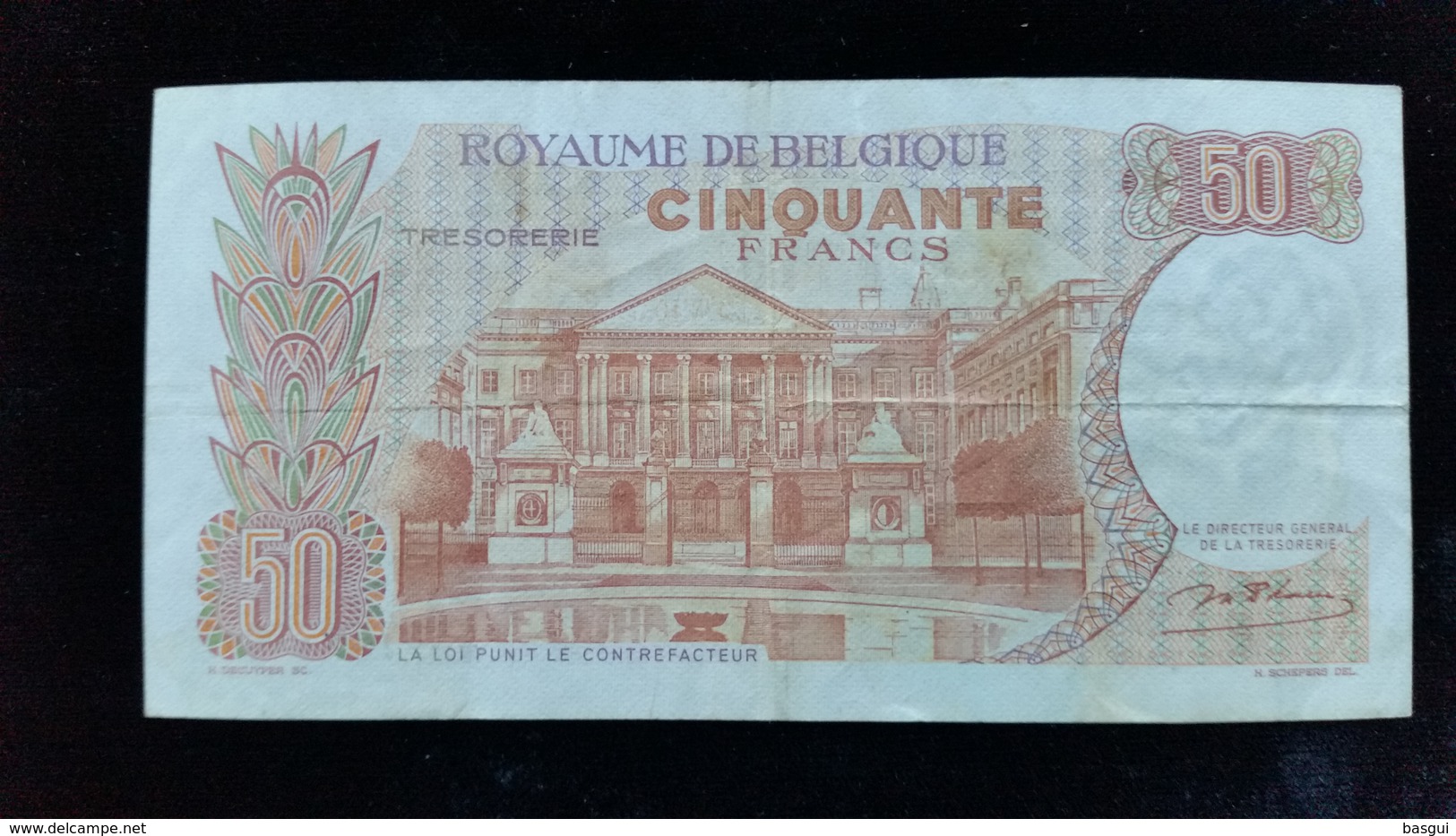Billet De 50 Francs Belgique - Andere & Zonder Classificatie