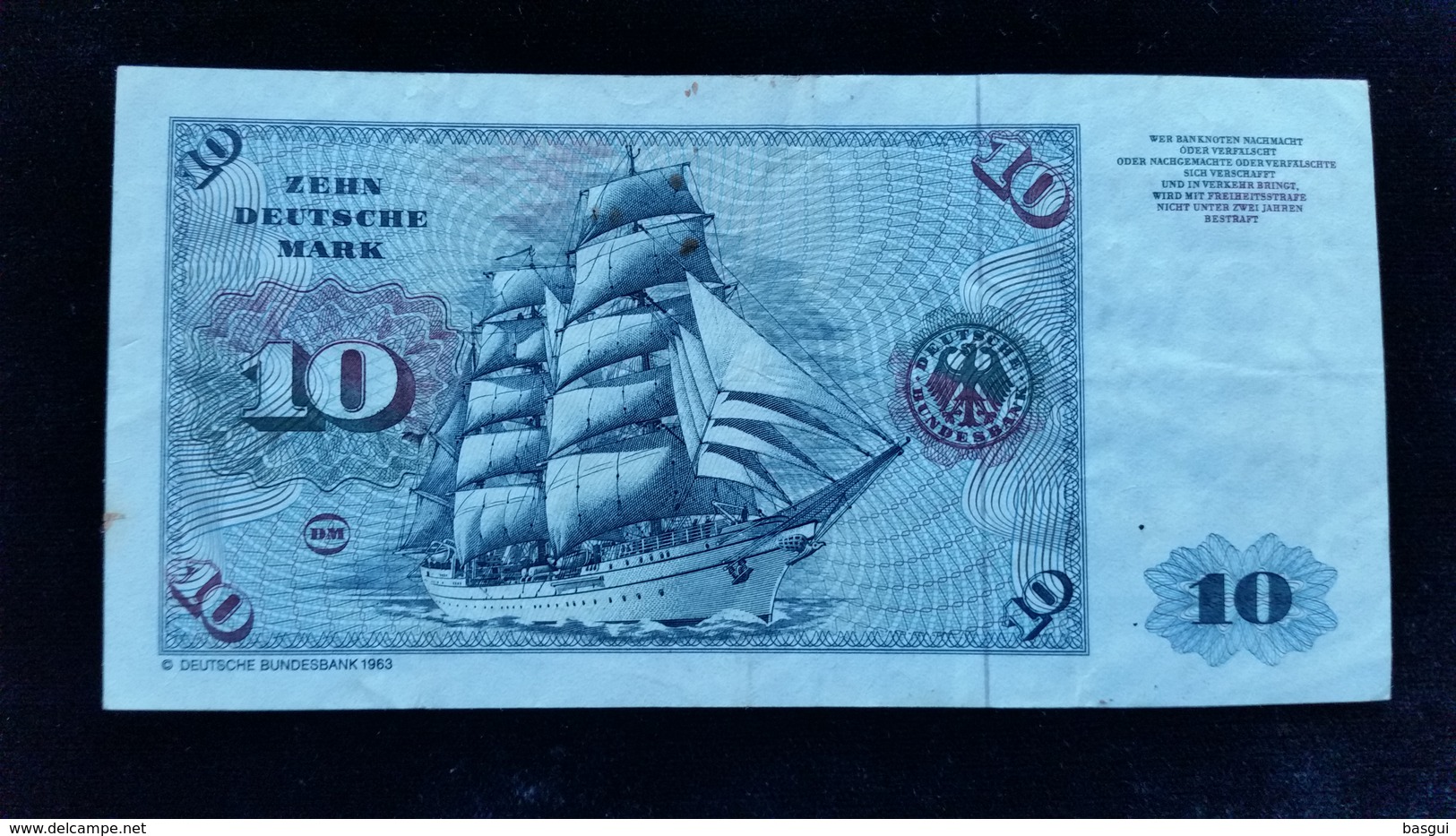 Billet De 10 Mark 1980 - 10 Deutsche Mark