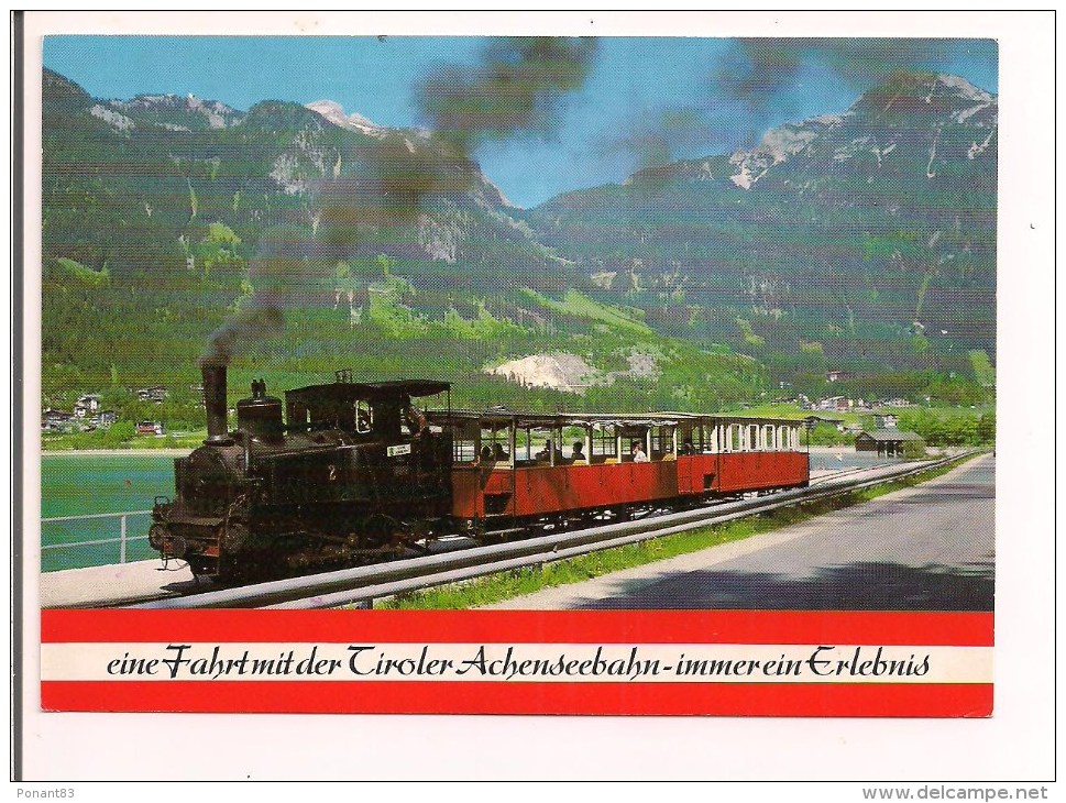 Xx - ACHENSEE - 1989 Centenaire  Du Train à Vapeur Et à Crémaillère Le Plus Vieux D´Europe - Immer Ein Erlebnis - - Achenseeorte