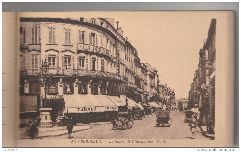 16 / 10 / 46  - CARNET  DE  CPA  DE  BORDEAUX - 5 - 99 Cartoline