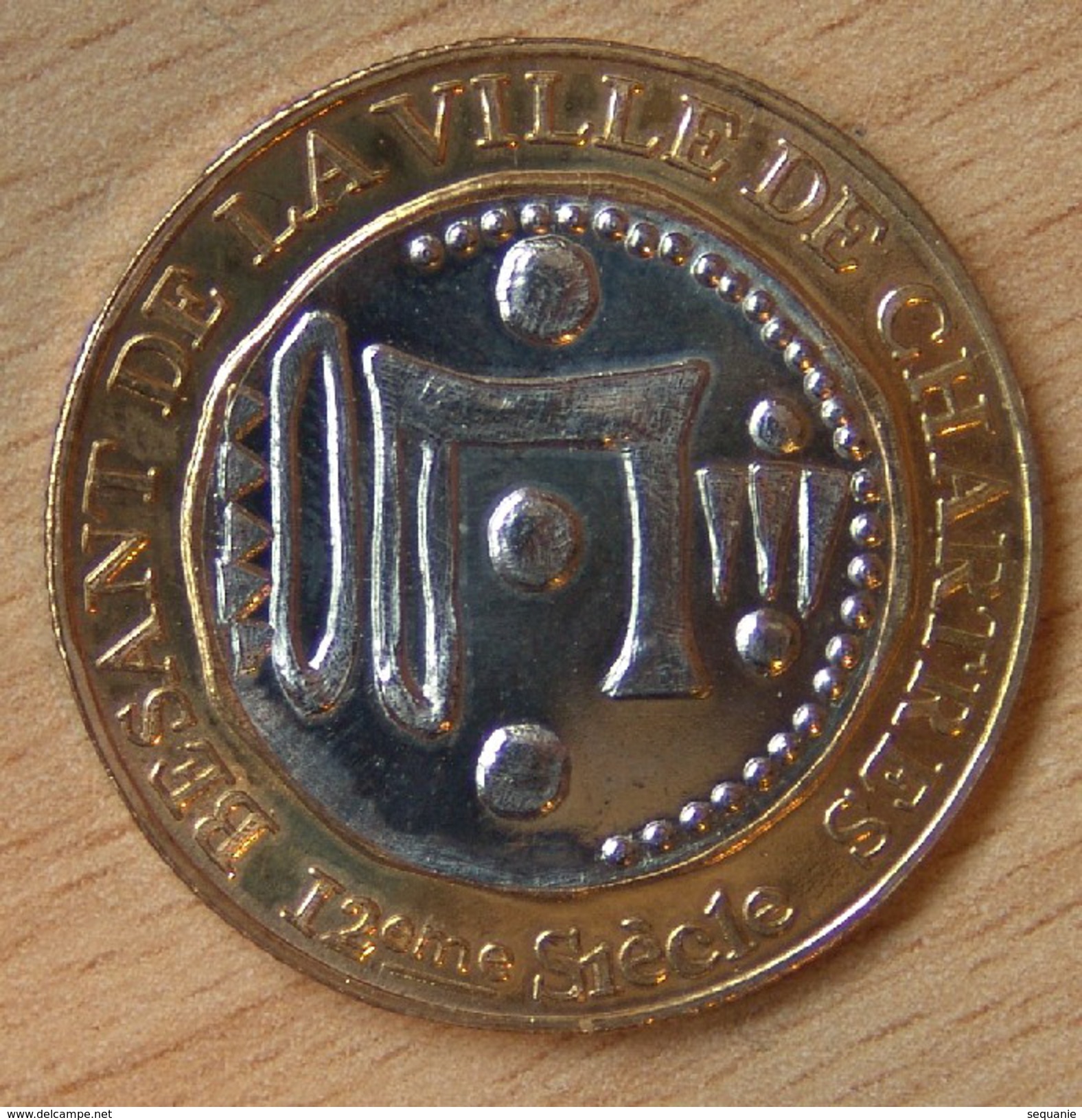 10 Euro De Chartres/ Bessant De La Ville De Chartres 1998 TRIcolore - Euros Des Villes