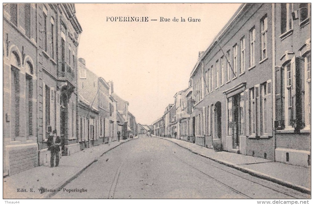 ¤¤  -  BELGIQUE   -   POPERINGHE   -  Rue De La Gare     -  ¤¤ - Poperinge