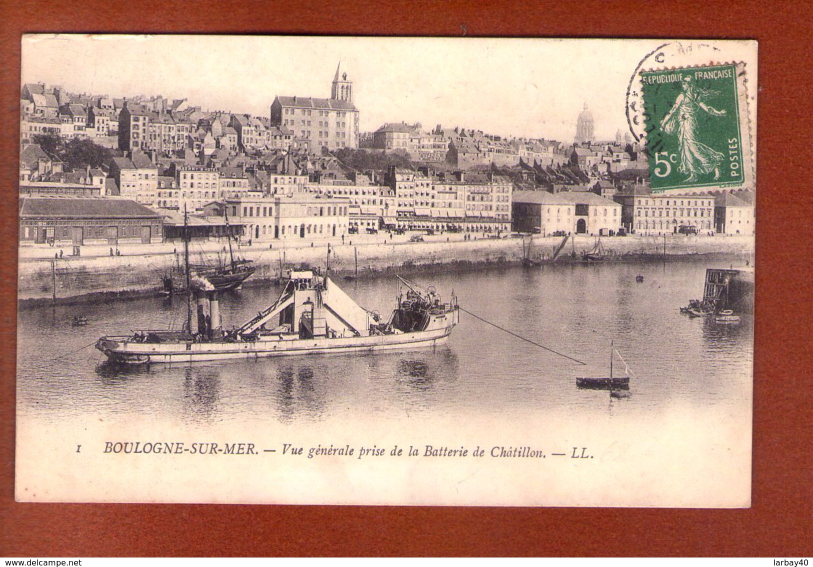 1 Cpa Boulogne Sur Mer Vue Generale - Boulogne Sur Mer