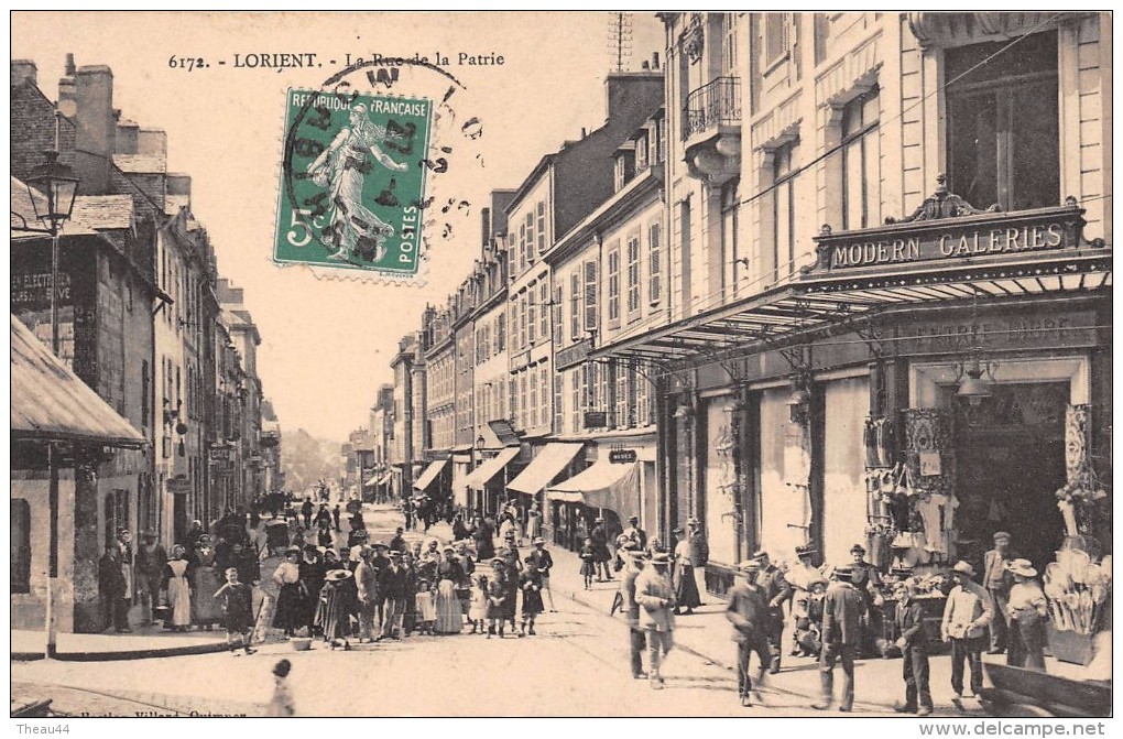 ¤¤  -    6172   -   LORIENT    -   La Rue De La Patrie  -  " Modern Galerie "   -  ¤¤ - Lorient