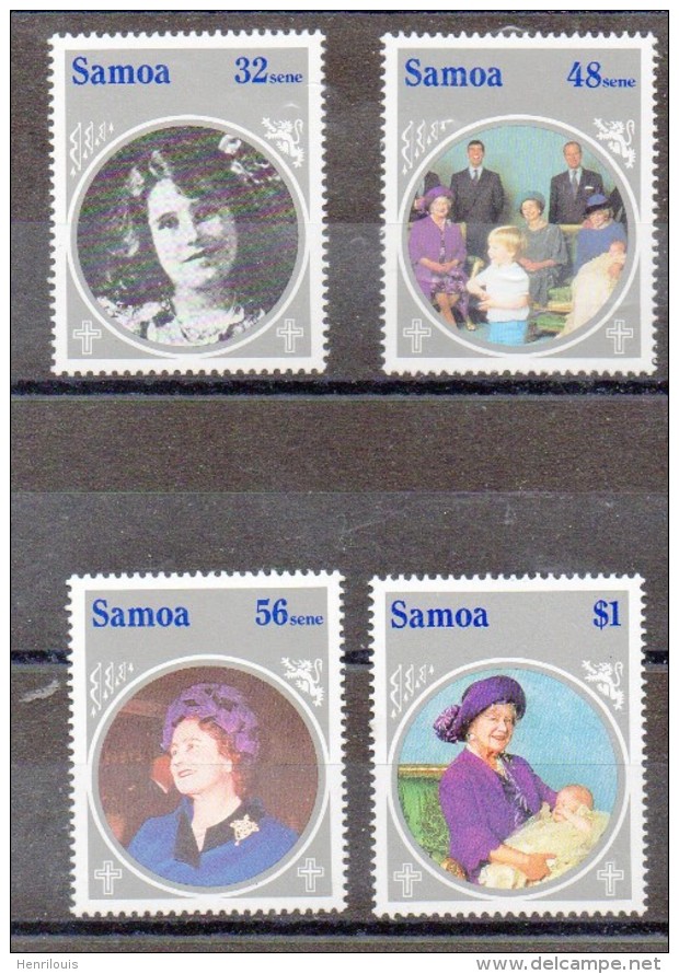 SAMOA   Timbres Neufs **   ( Ref 137 U ) Voir 2 Scans Noël - Queen Mother - Samoa