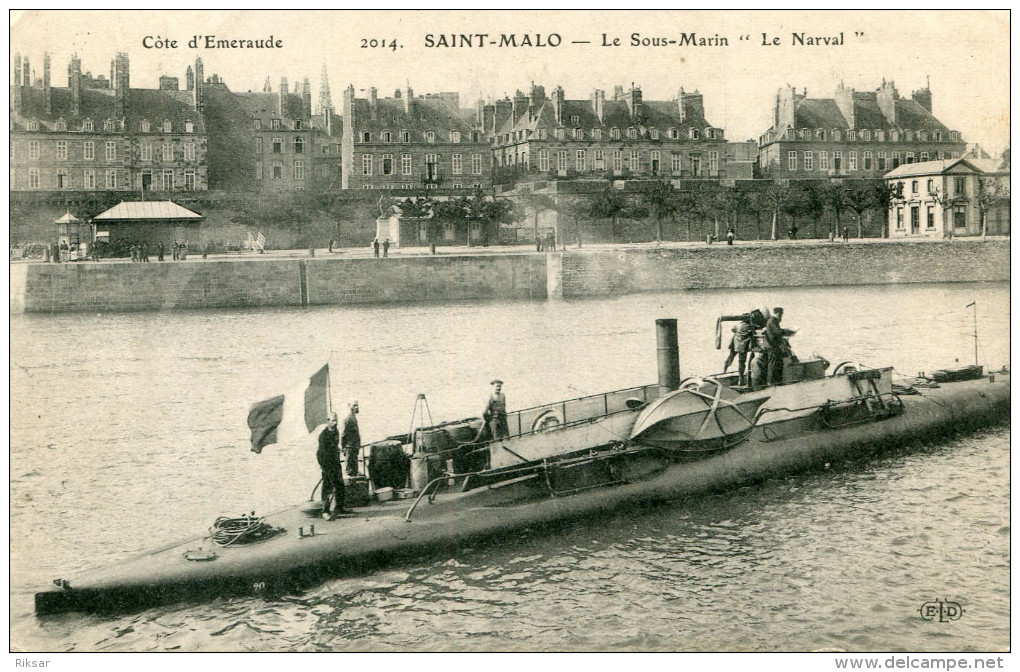 SOUS-MARINS NARVAL(SAINT MALO) - Sous-marins