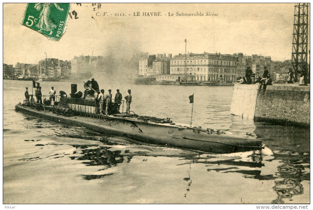 SOUS-MARINS SIRENE(LE HAVRE) - Sous-marins