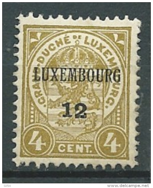 LUXEMBOURG - PRÉOBLITÉRÉS 1912: YT 91 *     -  - Ava1125 - Préoblitérés