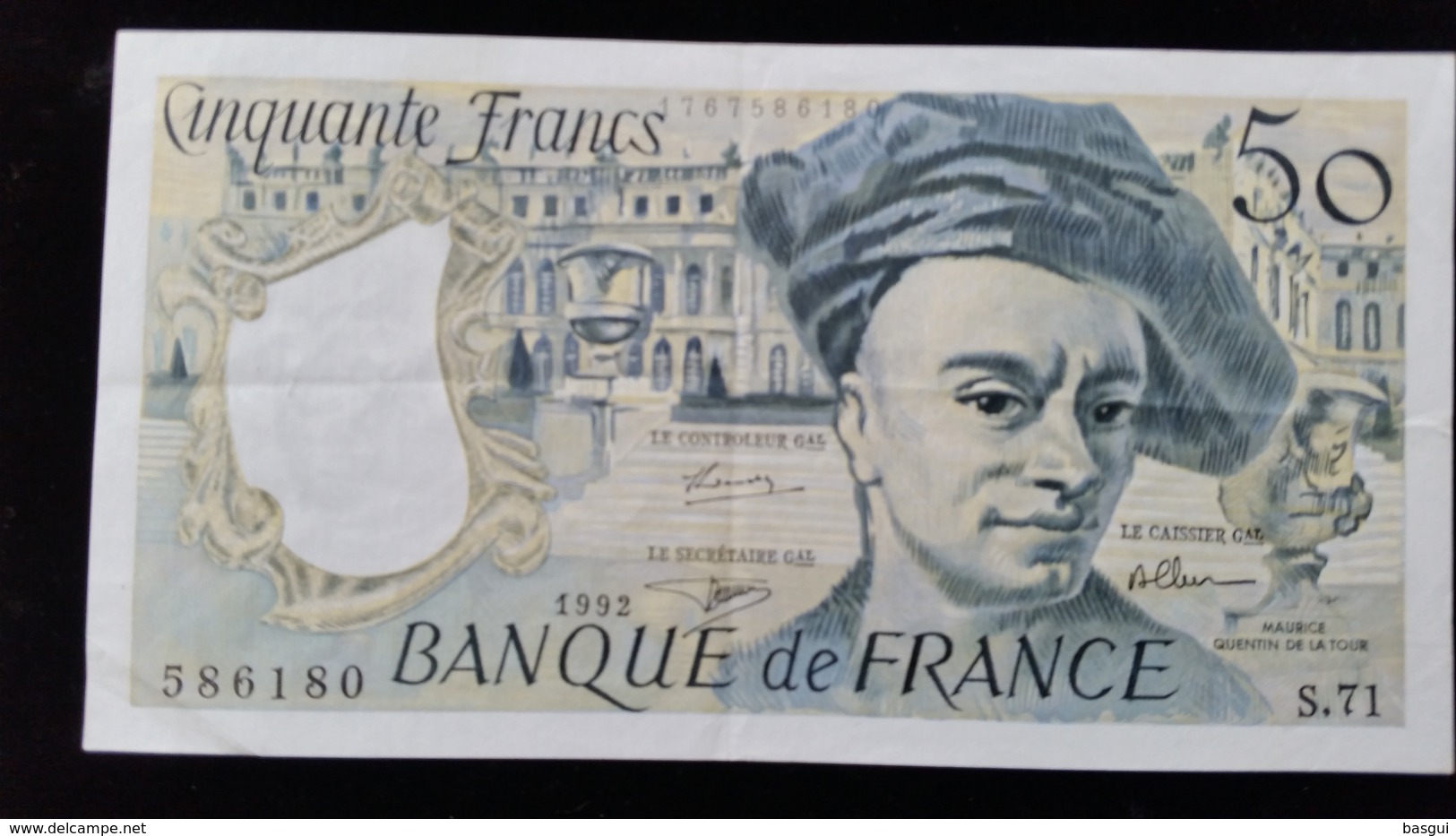 Billet De 50 Francs &quot;Quentin De La Tour&quot; 1992. S.71 - 50 F 1976-1992 ''Quentin De La Tour''