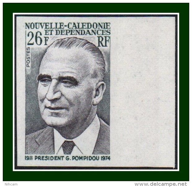 NC Non Dentelé N° 396 **  Président G. Pompidou - Non Dentelés, épreuves & Variétés