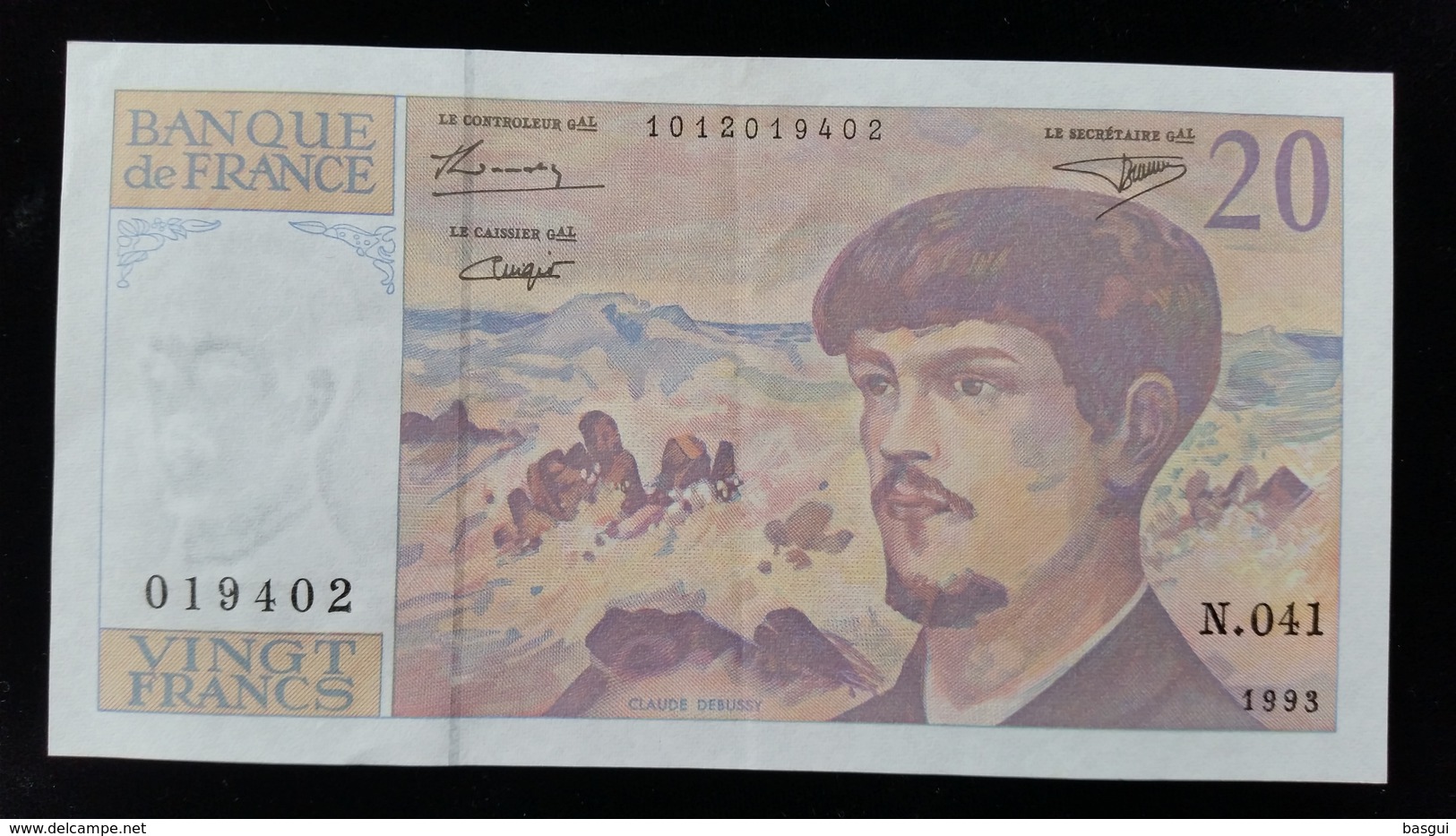 Billet De 20 Francs &quot;Debussy&quot; 1993. N.041 - 20 F 1980-1997 ''Debussy''