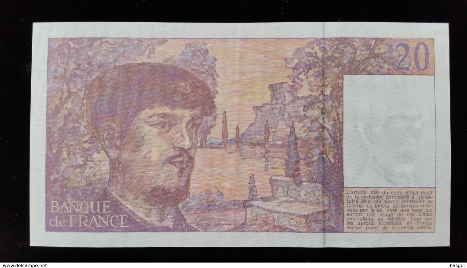 Billet De 20 Francs &quot;Debussy&quot; 1993. N.041 - 20 F 1980-1997 ''Debussy''