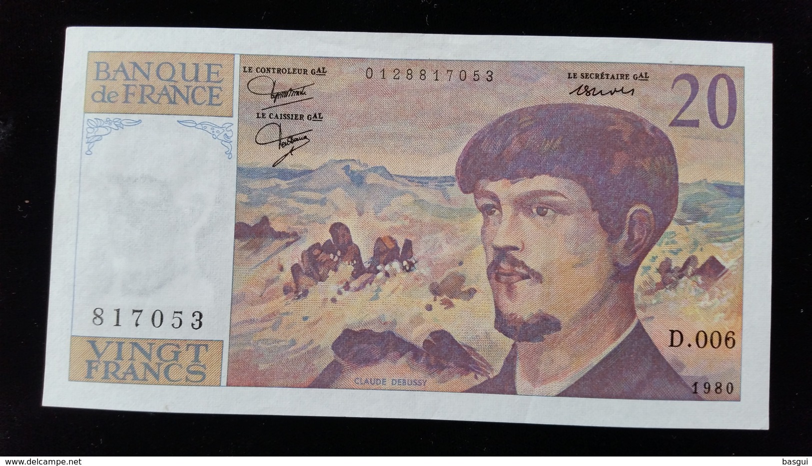 Billet De 20 Francs &quot;Debussy&quot; 1980. D.006 - 20 F 1980-1997 ''Debussy''