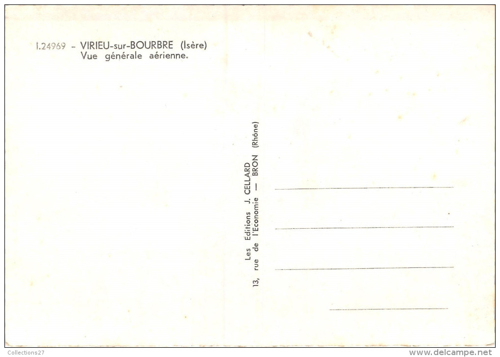 38-VIRIEU-SUR-BOURBRE- VUE GENERALE AERIENNE - Virieu