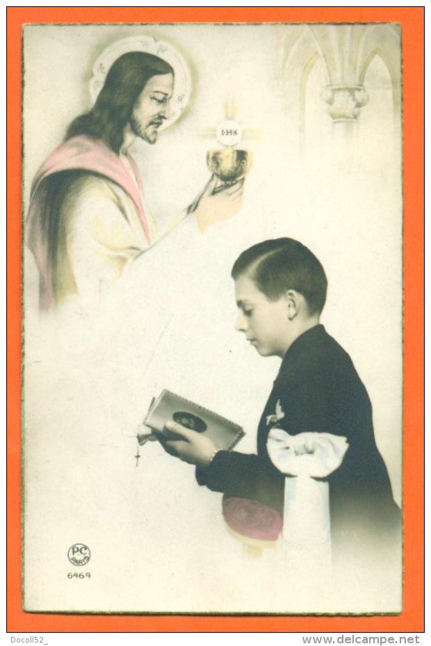 CPA ( Pas Image Pieuse ) De Communiant - Christ -  FJC7 - Communion